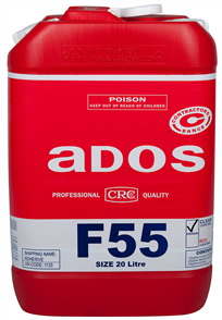 ADOS F55 Sprayable Contact Adhesive CLEAR - 20 litre