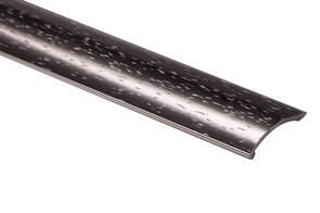 Strongbond Pewter Hammered Coverstrip  Aluminium Floor Trim 2.44m