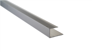 50 E20s Silver Senior End Aluminium Floor Trim 3300mm