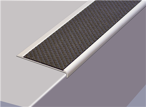 Tredsafe AA128 Stairnosing Uncovered Stairs 10mm drop (sold per metre)