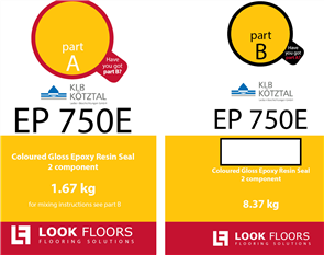 KLB EP 750 Light Grey 7035 RAL  10 kg kit