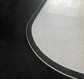 Tredsafe AA125CN CONTOURED Carpet Trim - no insert 2.5m length