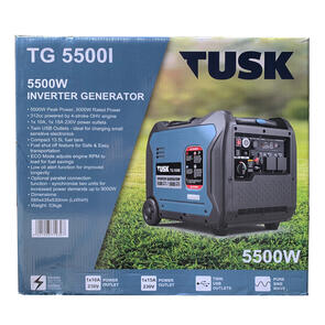 Tusk Inverter Generator 5500W 