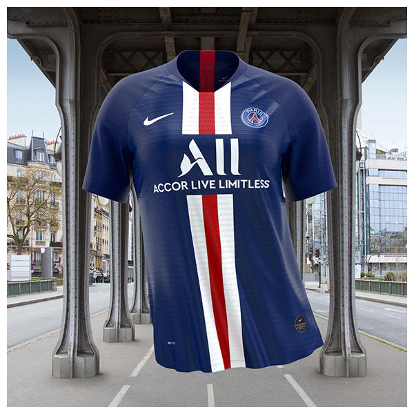 Paris Saint-Germain's (PSG) 2019-20 home kit