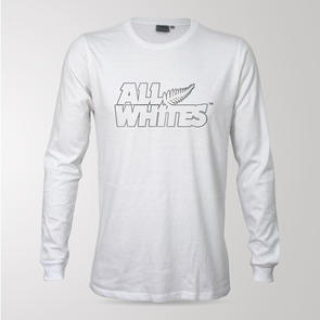 All Whites Logo Long Sleeve Supporter Tee