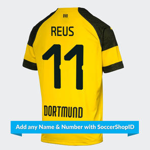 Puma 2018-19 Borussia Dortmund Home Shirt – PLAYER PRINTED