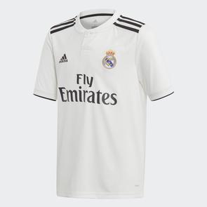 adidas Junior 2018-19 Real Madrid Home Jersey