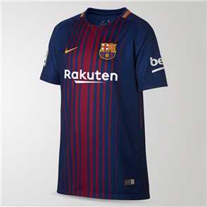 Nike Junior 2017-18 Barcelona Home Shirt