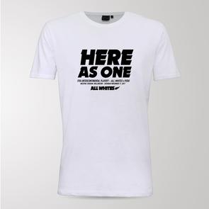 All Whites HERE AS ONE – Intercontinental Playoff Supporter Tee