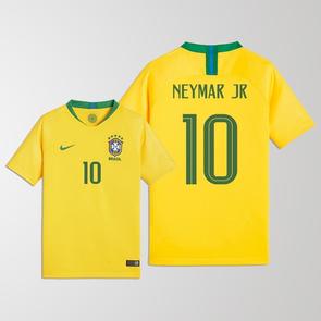 Nike Junior 2018 Brazil Home Shirt (Neymar 10)