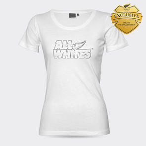 All Whites Women's Logo Supporter Tee