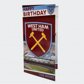 West Ham United Birthday Card