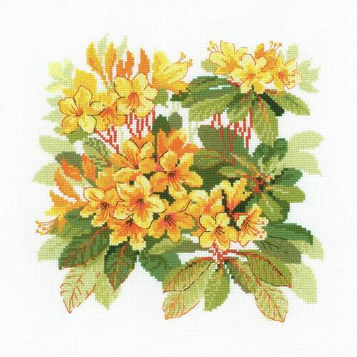 Riolis Cross Stitch Kit - Rhododendron - Flowers