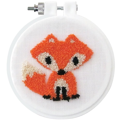 Design Works Punch Needle Kit 3.5" Round Sloth Quick And Easy