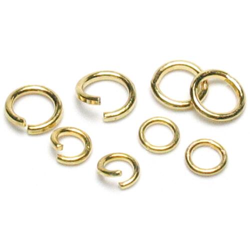 Cousin Jewelry Basics Metal Findings 400/Pkg-Black Jump Rings 4Mm