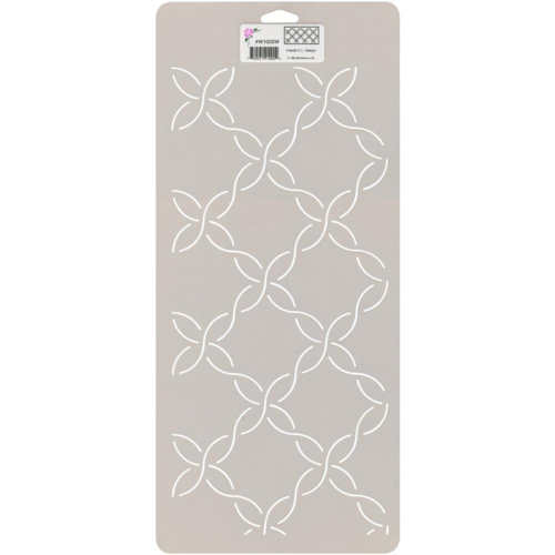 Sten Source Quilt Stencils Overall Design 8"X18"