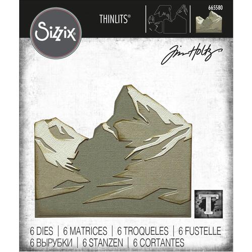 Sizzix Tim Holtz Die Set 6PK - Mountain Top