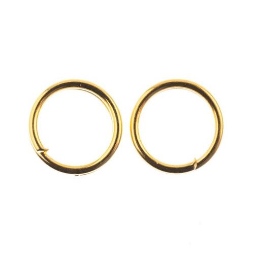 John Bead Split Ring Gold 6mm 142/Pkg