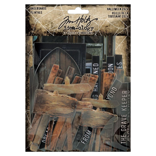IdeaOlogy Tim Holtz Baseboards The Ribbon Rose
