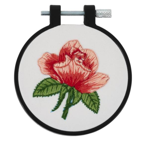 Bucilla Stamped Embroidery Kit - Blooming Rose