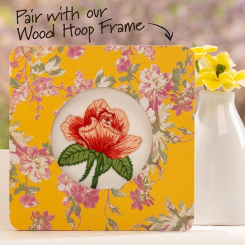 Bucilla Stamped Embroidery Kit - Blooming Rose