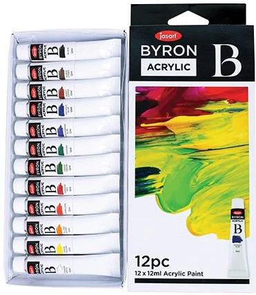 Byron Acrylic Paint 12ml Set 12