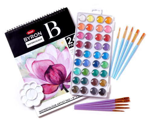 Byron Ultimate Watercolour Set - 49pc