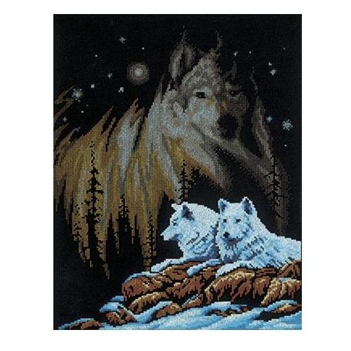 Janlynn Counted Cross Stitch Kit: Northern Lights