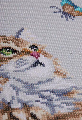 Lanarte  Diamond painting kit Forest cat