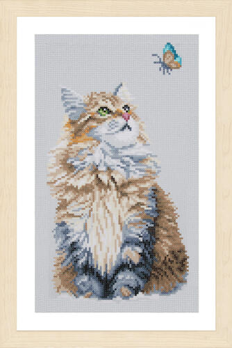 Lanarte  Diamond painting kit Forest cat