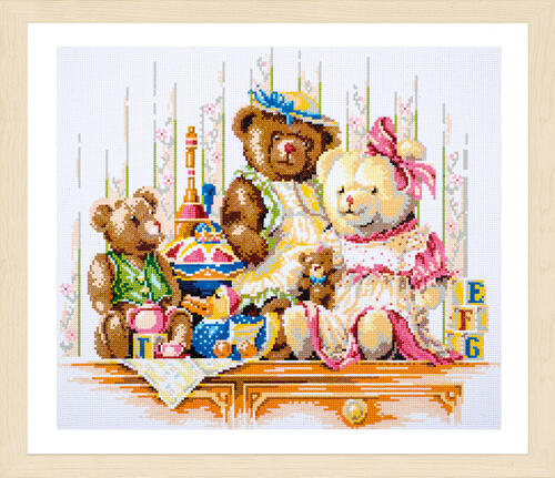 Vervaco Diamond Art Kit - Bear and Toys