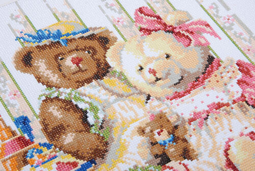 Vervaco Diamond Art Kit - Bear and Toys