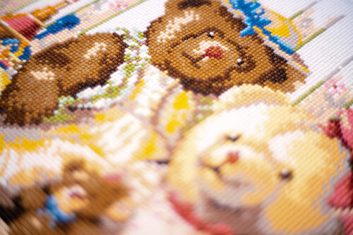 Vervaco Diamond Art Kit - Bear and Toys