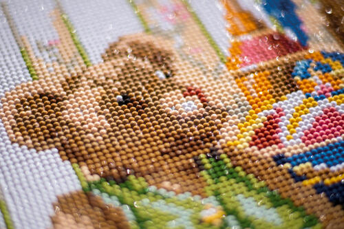 Vervaco Diamond Art Kit - Bear and Toys
