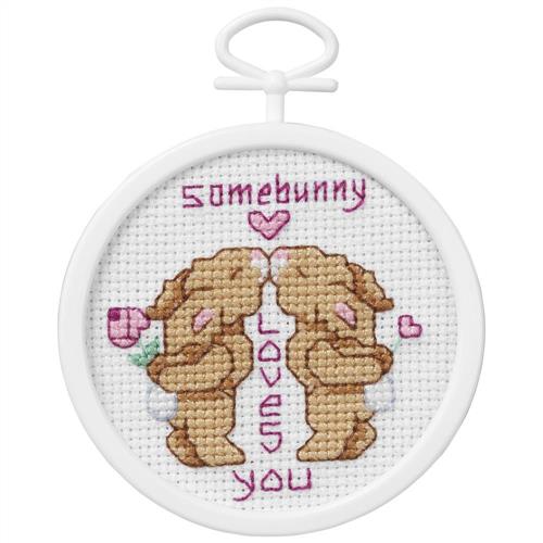 Janlynn Mini Counted Cross Stitch Kit 2.5 Round-Home Is Where The