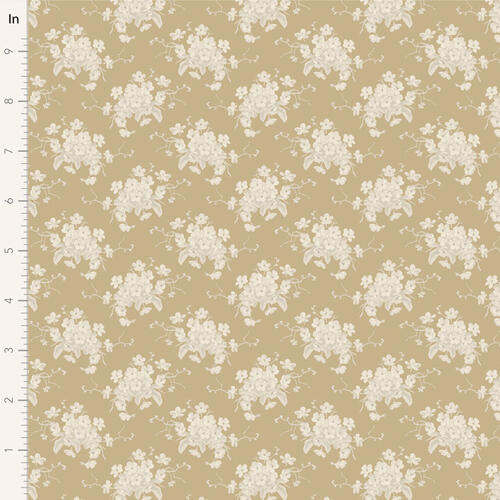 Tilda Sunday Brunch - White Flower - Sand