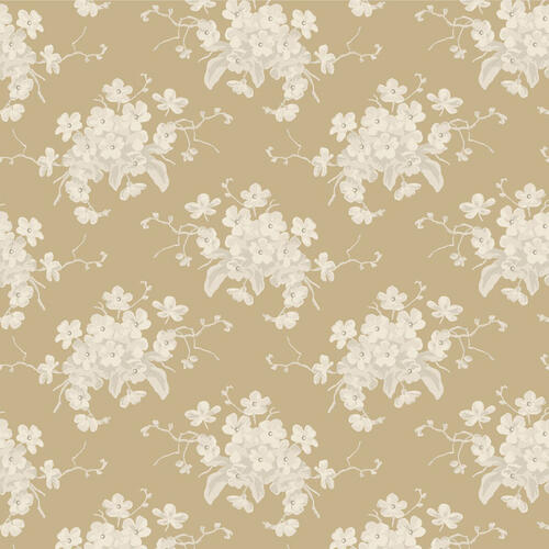 Tilda Sunday Brunch - White Flower - Sand