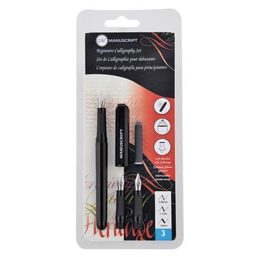 Manuscript Calligraphy Fountain Pen Set - Beginners