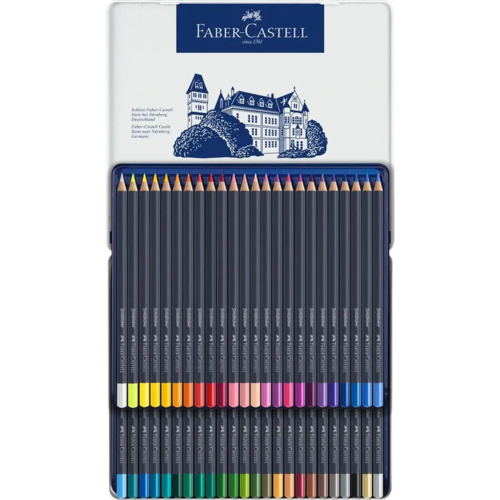 Faber-Castell Goldfaber Colour Pencils - Tin of 48