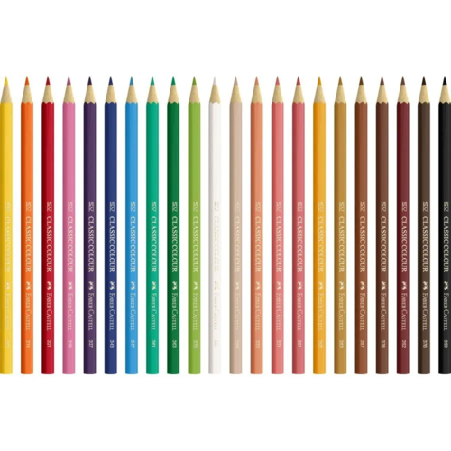 Faber-Castell Classic Colour Pencils - World Set