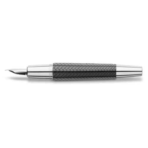 Faber-Castell E-Motion Fountain Pen - Resin Parquet