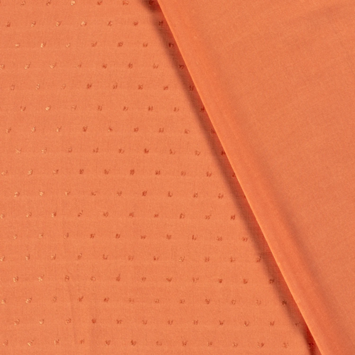 Nooteboom Woven Cotton Dobby (Poplin) 130gsm #19280 - Colour 36 - Orange
