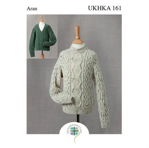 UKHKA Pattern 161 Country Sweater The Ribbon Rose