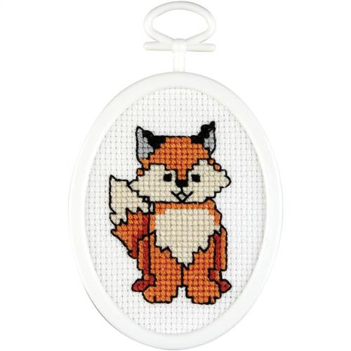 Janlynn Mini Cross Stitch Kit: Fox
