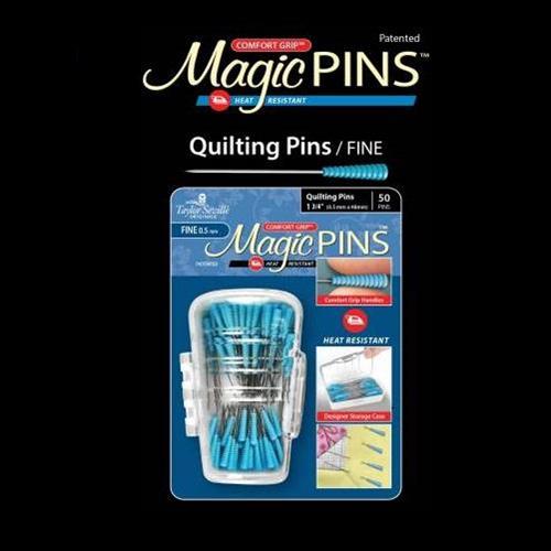 Taylor Seville Magic Pins Quilting Fine 50pc 1/34 (0.5mm X 48mm)