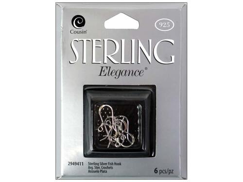 Cousin Jewelry Basics Metal Findings 134/Pkg-Silver Starter Pack