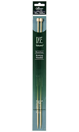 Clover Single Pointed Knitting Needles - 33cm