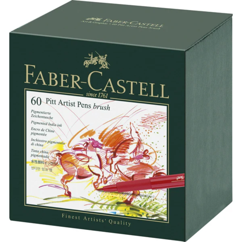 Faber Castell Pitt Pastel Pencil Set | Tin of 60