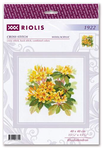 Riolis Cross Stitch Kit - Rhododendron - Flowers