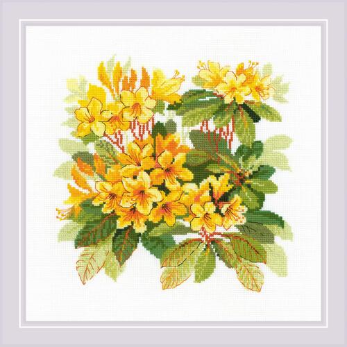 Riolis Cross Stitch Kit - Rhododendron - Flowers